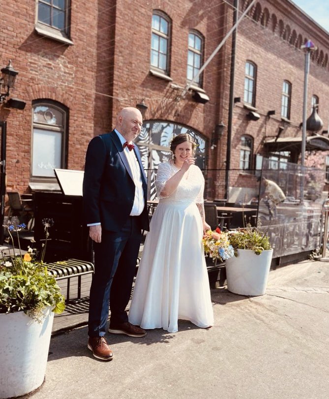 Vähän erityisempi päivä tänään, kun menin naimisiin maailman ihanimman ihmisen kanssa.