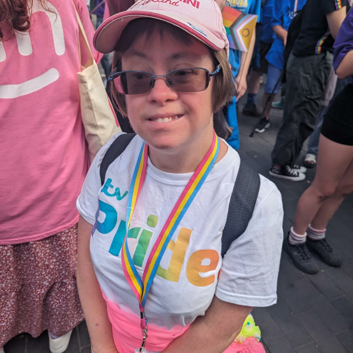 What a fantastic <a href="/PrideCymru/">Pride Cymru</a> march with <a href="/ITVCymruWales/">ITV Cymru Wales</a>. Great to see so many colleagues from <a href="/LdWales/">Learning Disability Wales</a> @FfrindiauGigiau <a href="/MirusWales/">Mirus</a> <a href="/mencapmon/">Mencap Mon</a> <a href="/InnovateTrust/">Innovate Trust</a> and <a href="/DriveWalesUK/">Drive</a>