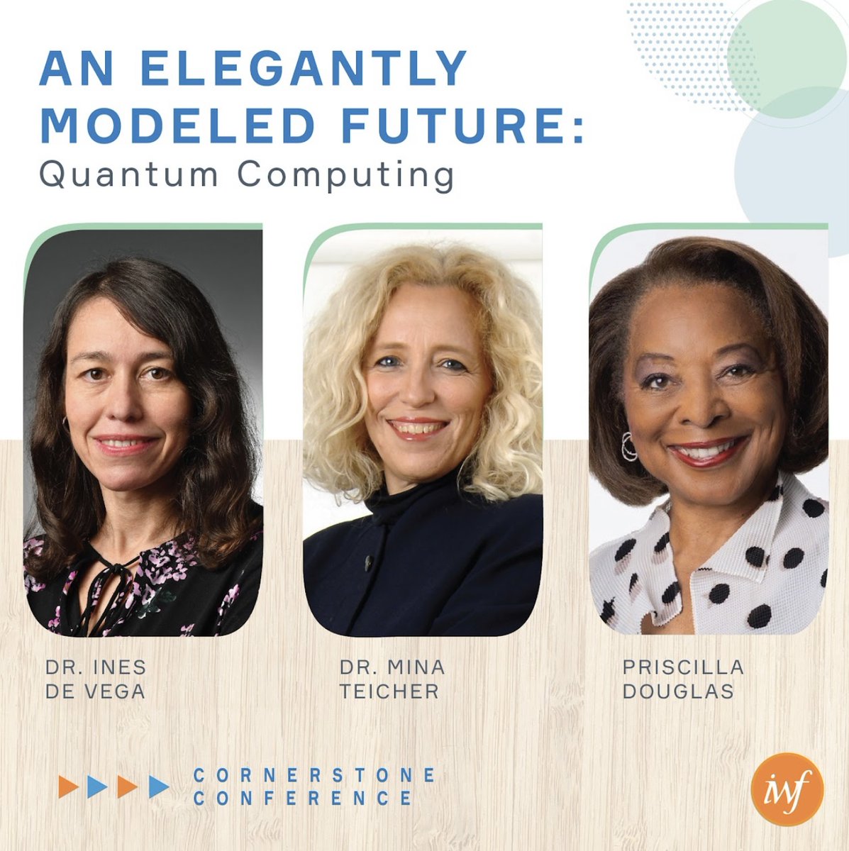 #QuantumComputing -  It was a fascinating discussion re global competition  to  develop and commercialize.   Can aid challenges in medicine, energy, climate &amp; beyond? What are the risks?  Dr. Ines de Vega <a href="/minateicher/">Mina Teicher</a> <a href="/PhDouglas2/">Priscilla H. Douglas</a> #IWFHelsinki2023 #ThinkDifferently #WomenWhoLead