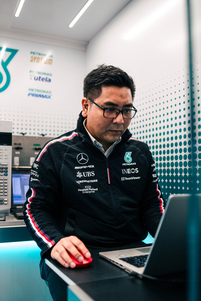 Day 2 of the takeover, and we're keeping up the good work in the @Petronas Trackside Lab 🧑‍🔬

Stay tuned for more insights into our role as a PETRONAS Trackside Fluid Engineer 🧪

#OutRaceYourself #PETRONASMotorsports #PETRONAS #MercedesAMGF1