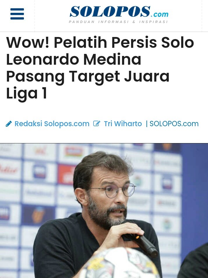 Persis target juara Liga 1, tapi main di kandang kalah dari klub K League 4

Rekrutmen pemain masih jadi titik lemah Persis sejak musim kemarin