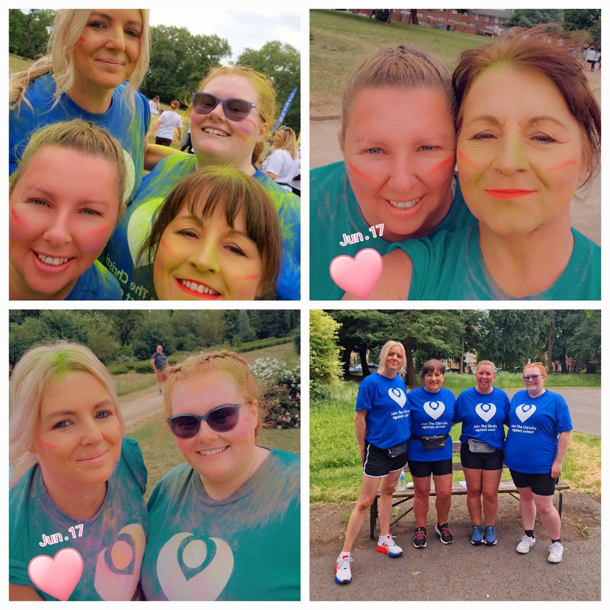 #ididitforthechristie ❤️🌈 🏃‍♀️ #Team #ColourObstacleRun over £1000 raised for <a href="/TheChristie/">The Christie Charity</a> a charity close to all our hearts ❤️