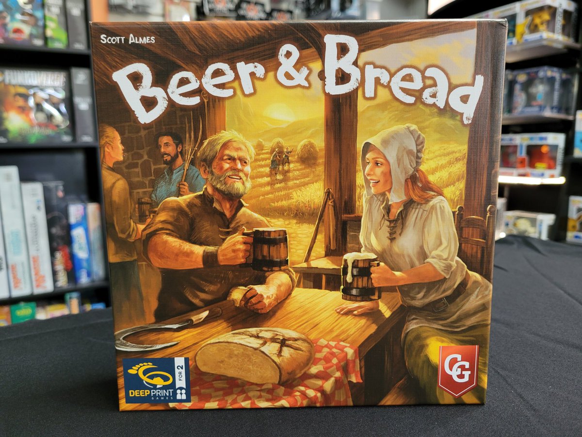 drewstees's tweet image. 🎲 Stop by Nick Nack's Full Frontal Attack in Hershey for a demo of Beer &amp;amp; Bread, running today until 3pm! 🎲  A new 2-player multi-use card game from designer Scott Almes!

@Capstone_Games
@NickNacksAttack 
@DexEnvoy