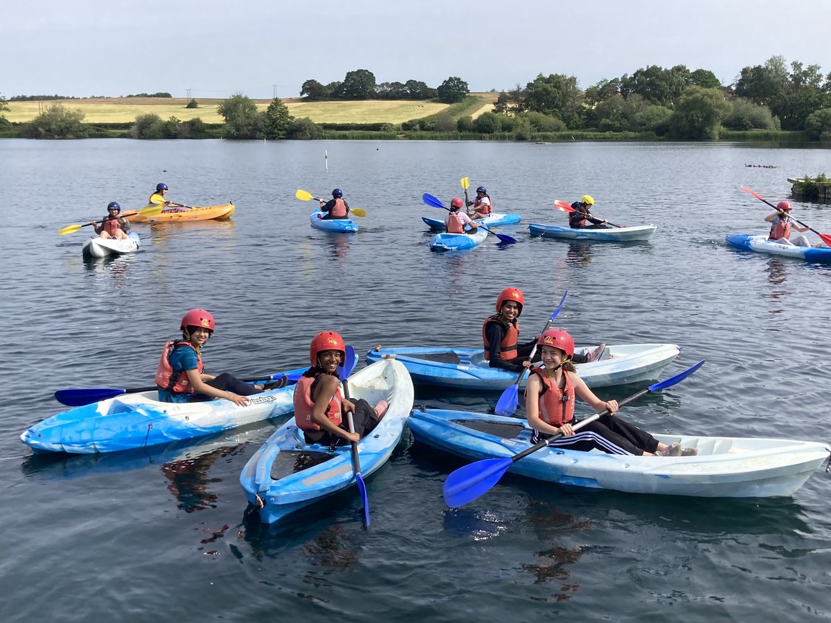 tiffingirls_sch's tweet photo. It’s ‘a-boat’ time we get back to the lake for afternoon activities! #norfolklakes @ManorAdventure https://t.co/GfX0kKvWqD