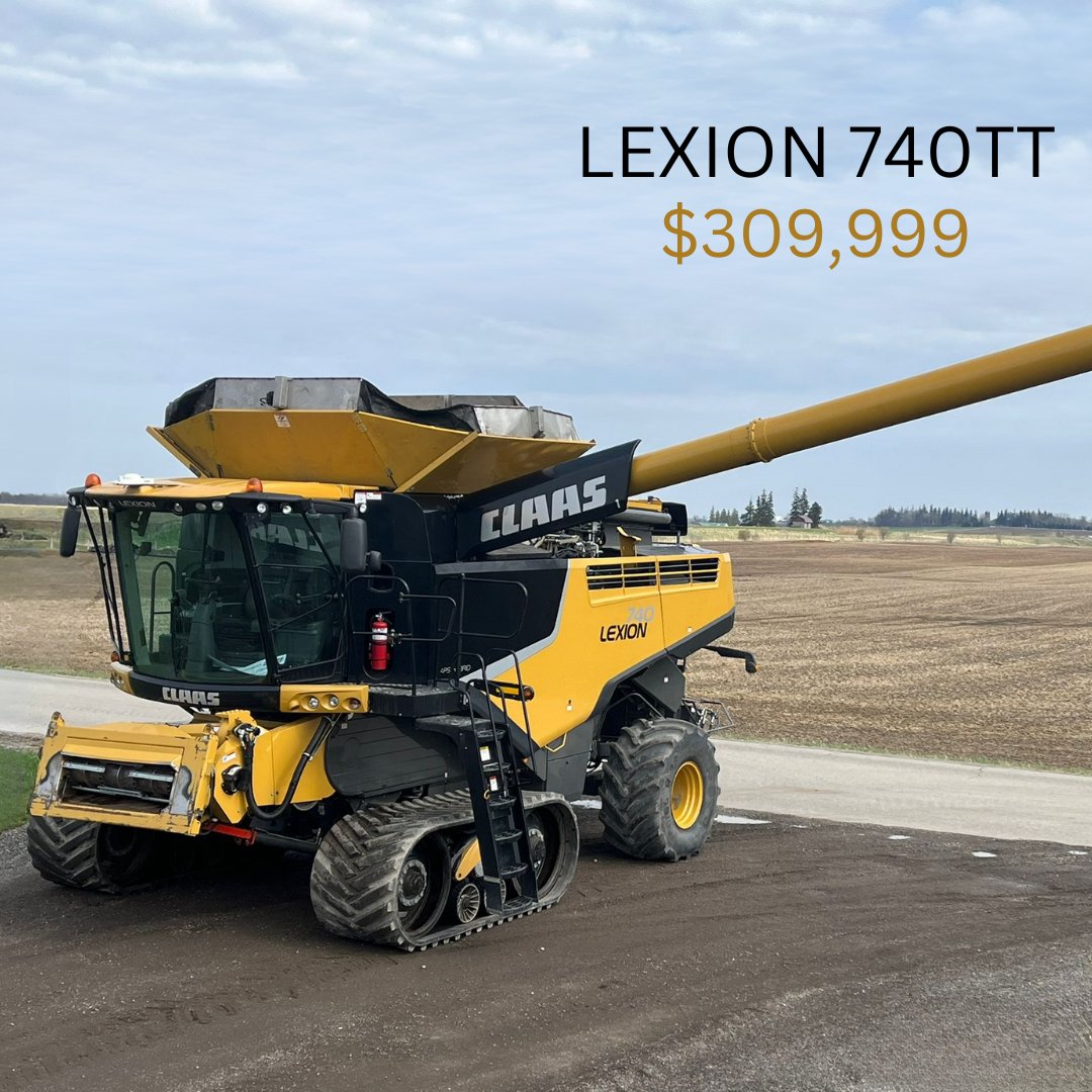 Looking for a used CLAAS 700 Series Combine? 
We have a 740TT here just for you!  
For those wanting to start combining independently, this machine with financing at  2.99%  for 18 months is a great option!

#gjsharvestcentre #ontag #lexion #claas740tt