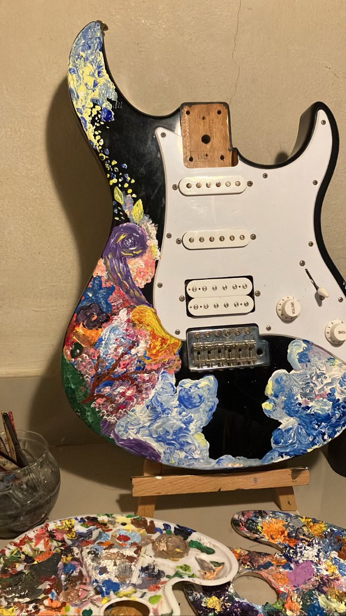 #talkximg guitar paint ˖ ࣪⊹