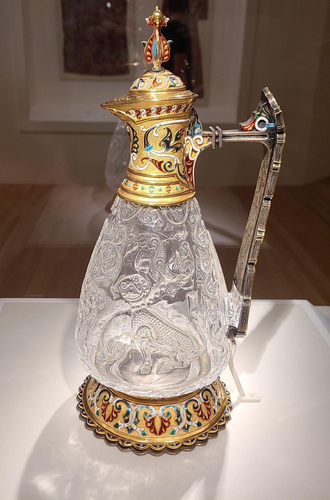 Crystal jug from Fatimid Egypt in 909 AD, one of the seven remaining in the world