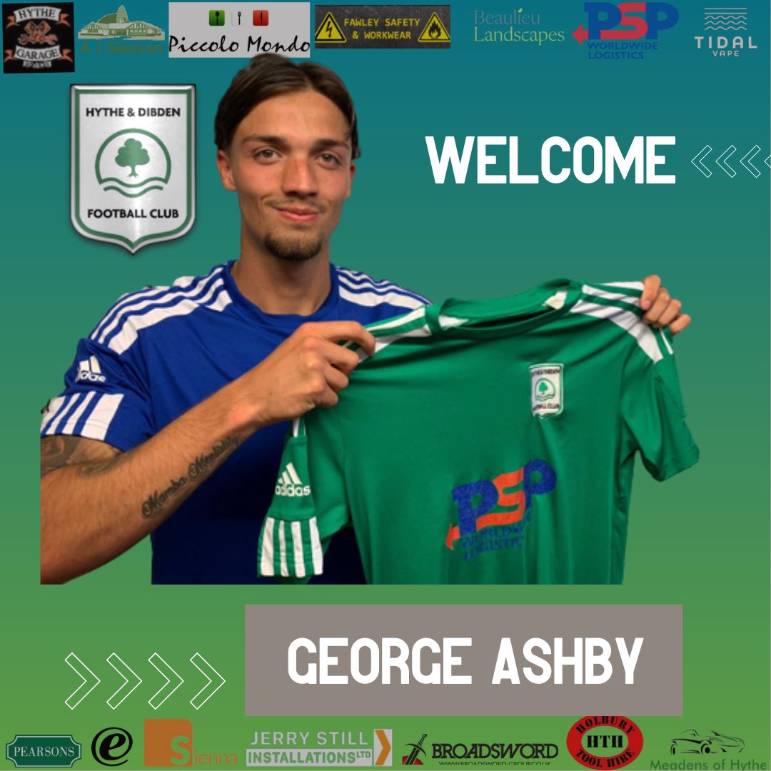 Hythe & Dibden FC ๐ขโช๏ธ (@hythedibdenfc) on Twitter photo ๐ฃโ๏ธ #newsigning ๐
We welcome George Ashby to Hythe & Dibden for the 2023/24 <a href="/WessexLeague/">Velocity Wessex League</a> Premier Season.
#WelcomeaboardGeorge #upthehythe ๐ฃโ๏ธ #newsigning ๐
We welcome George Ashby to Hythe & Dibden for the 2023/24 <a href="/WessexLeague/">Velocity Wessex League</a> Premier Season.
#WelcomeaboardGeorge #upthehythe