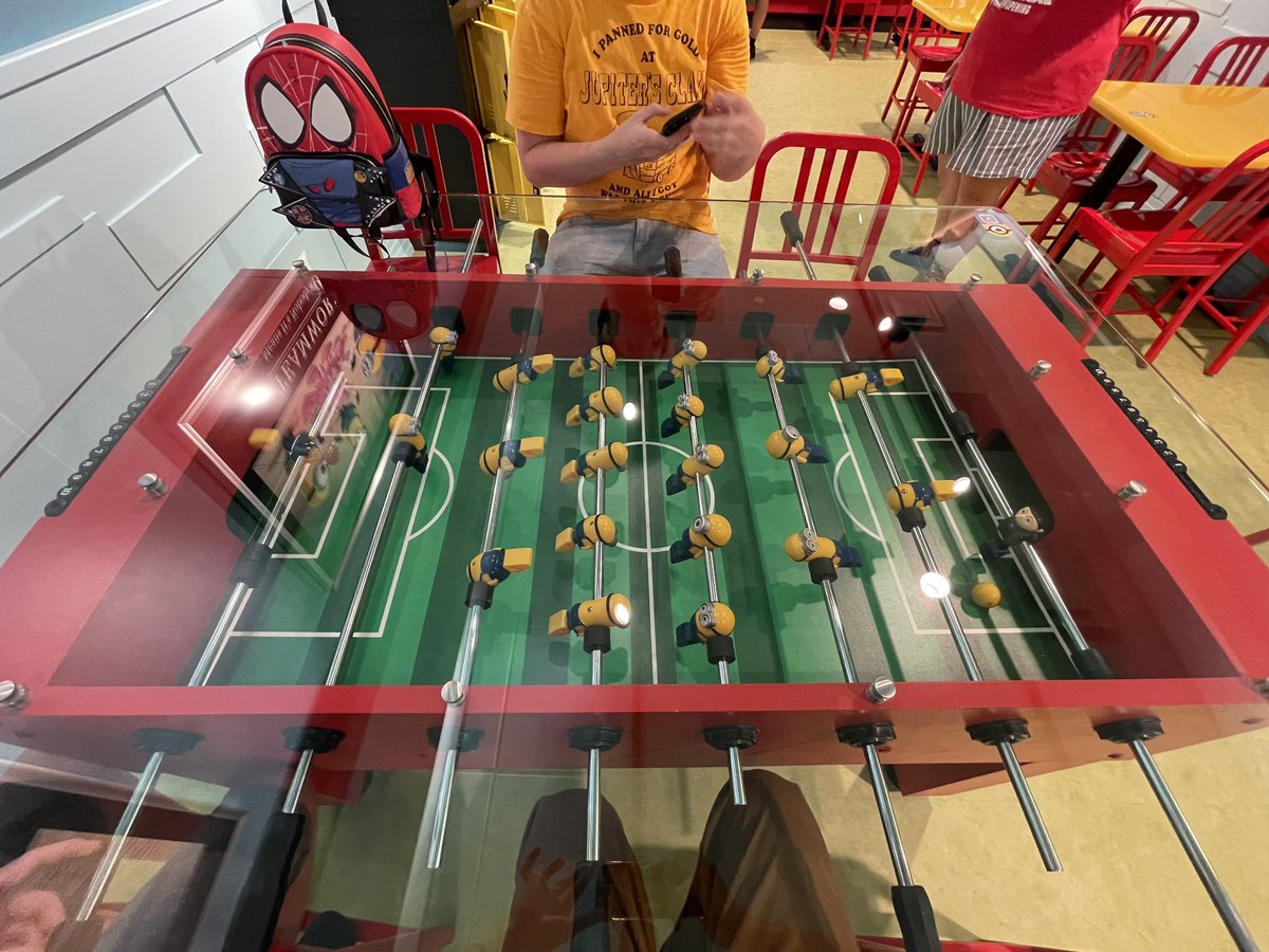 obsessed with this minions foosball you can eat at