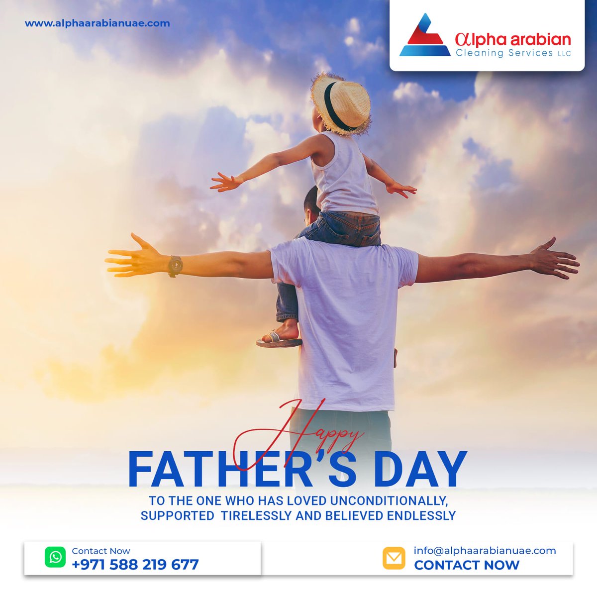 AlfaArabian's tweet image. A father&apos;s love is the shield and guiding light that carrys our way forward.
#HappyFathersDay #happyfathersday2023 #organicpestcontrol #pestcontroldubai #pestcontrol #pestcontrolservice #pestcontrolcompany #pestcontrolspecialistsdubai #pestcontrolnearme #alphaarabian #uae