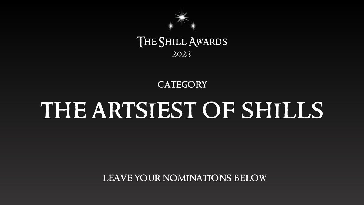 The Shill Awards tweet media