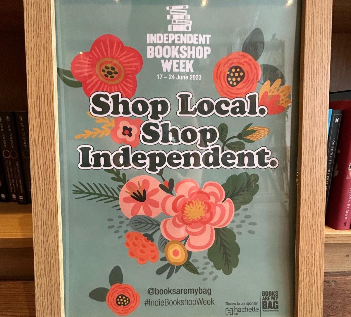 Where else would you expect to find Wee Granny during Independent Bookshop Week, but at an indie bookshop? #indiebookshopweek #shoplocal #indiebookshop #books #booksaremybag