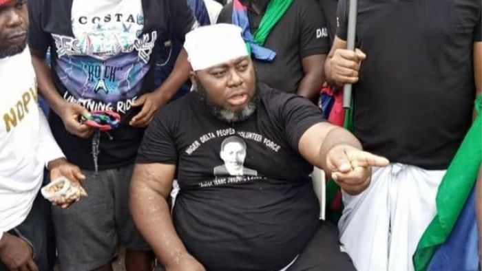 abati1990's tweet photo. Asari Dokubo’s bombshell: My men employed by FG in charge of Abuja-Kaduna security, not military https://t.co/YVIPg0OhbC https://t.co/oL2vy0CAwk