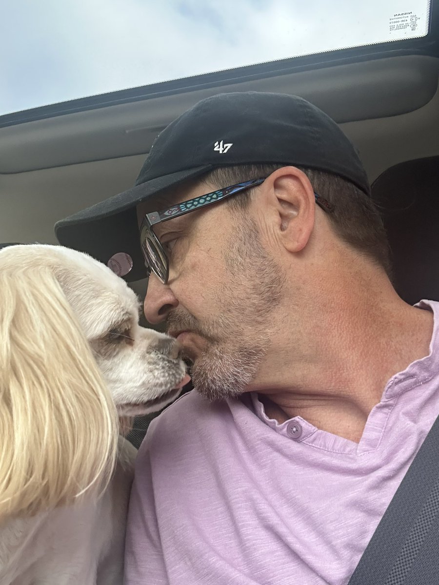 Happy National Dog Dad Day! Here’s to my dad who loves me! #dadsday #FathersDay #dogsoftwitter