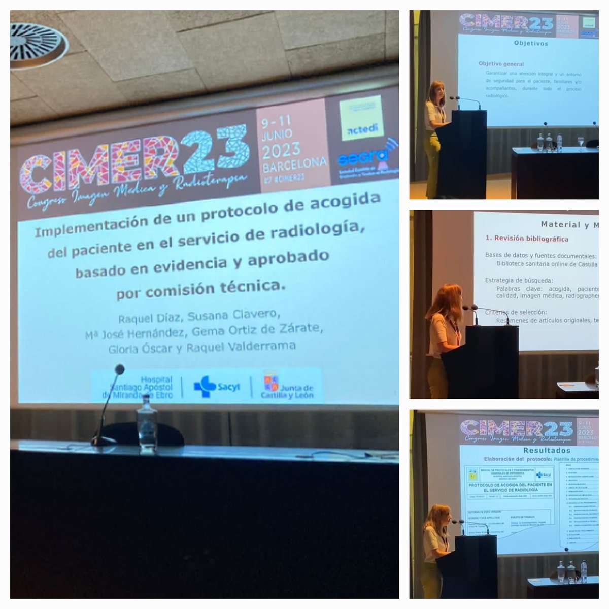 #CIMER23 nos dio la oportunidad de presentar El Protocolo de Acogida al Paciente en Radiología del
#hospital Santiago Apóstol de Miranda de Ebro #salud #castillayleon 
¡Gracias!❤️
#radiologia 
#Humanización #pacientes  
#SEGRA #ACTEDI #SeGrado #Radiographers