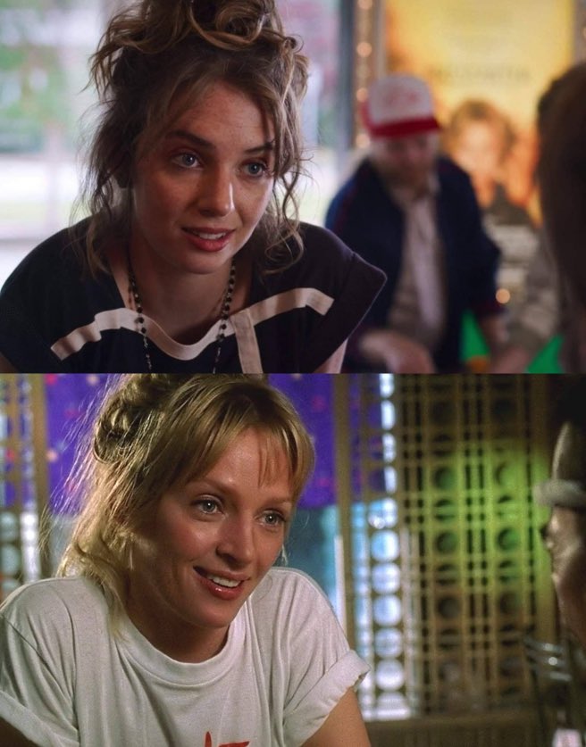 Maya Hawke se parece más a Uma Thurman, que Uma Thurman😍