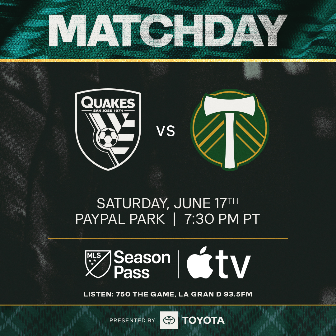 Portland Timbers on Twitter "Matchday in San Jose‼️ 🆚 quakes74 ⏰ 7