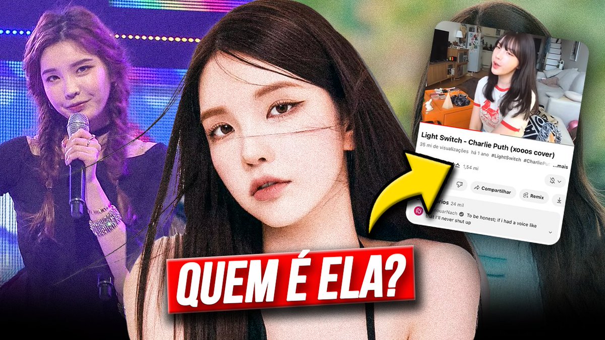 VÍDEO NOVO! 🚨

A DIVA POP QUE O KPOP PERDEU
➡️ youtu.be/M1RFSnyAk0o

A xooos já tentou uma carreira no KPOP em 2017. Não rolou. Hoje ela é uma cantora solo que escreve a própria história fora dos moldes da indústria e que conquistou a internet.