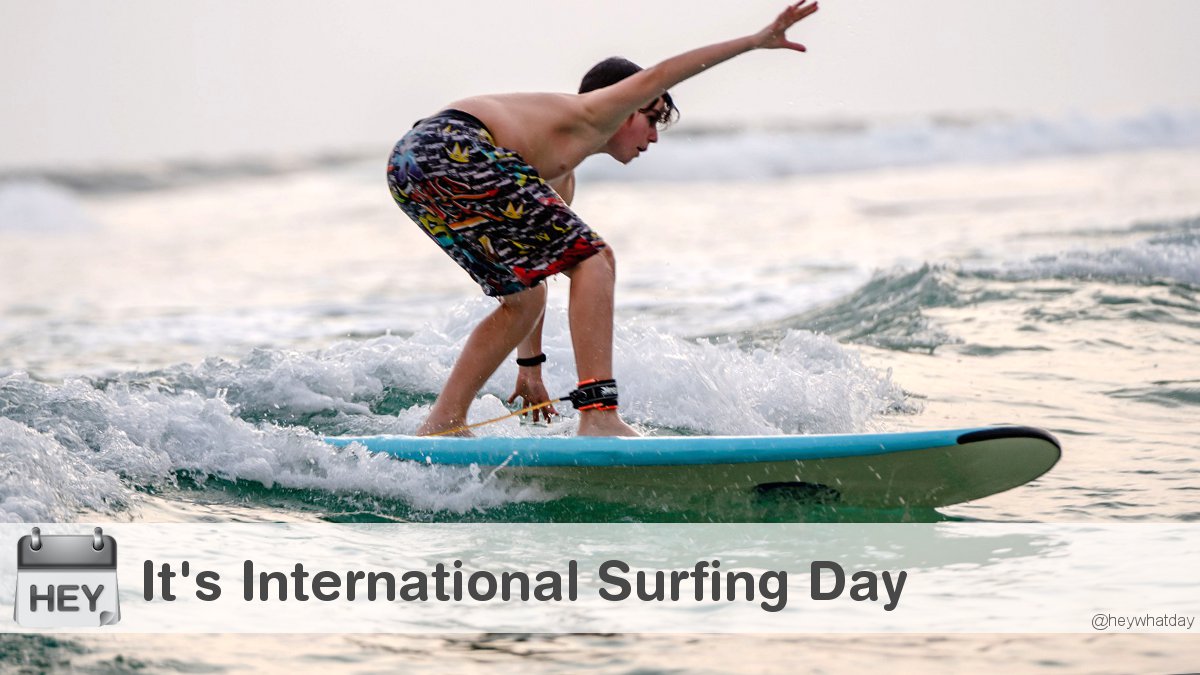 It's International Surfing Day! 
#InternationalSurfingDay #Surf #SurfingDay