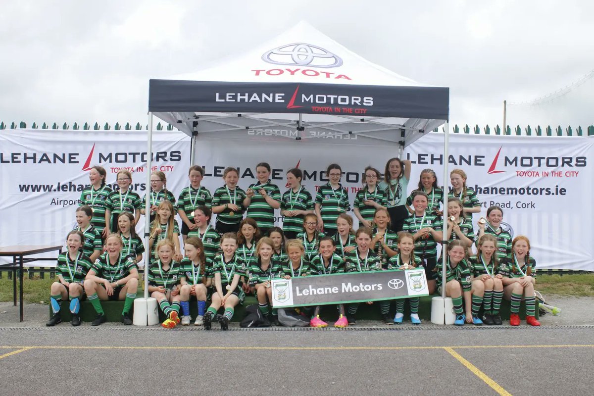 DouglasGAAClub's tweet photo. U8 &amp; U9 Hurling and Camogie teams with their medals, at the @lehanemotors Street Leagues finals! https://t.co/eZuSGq5Z1C