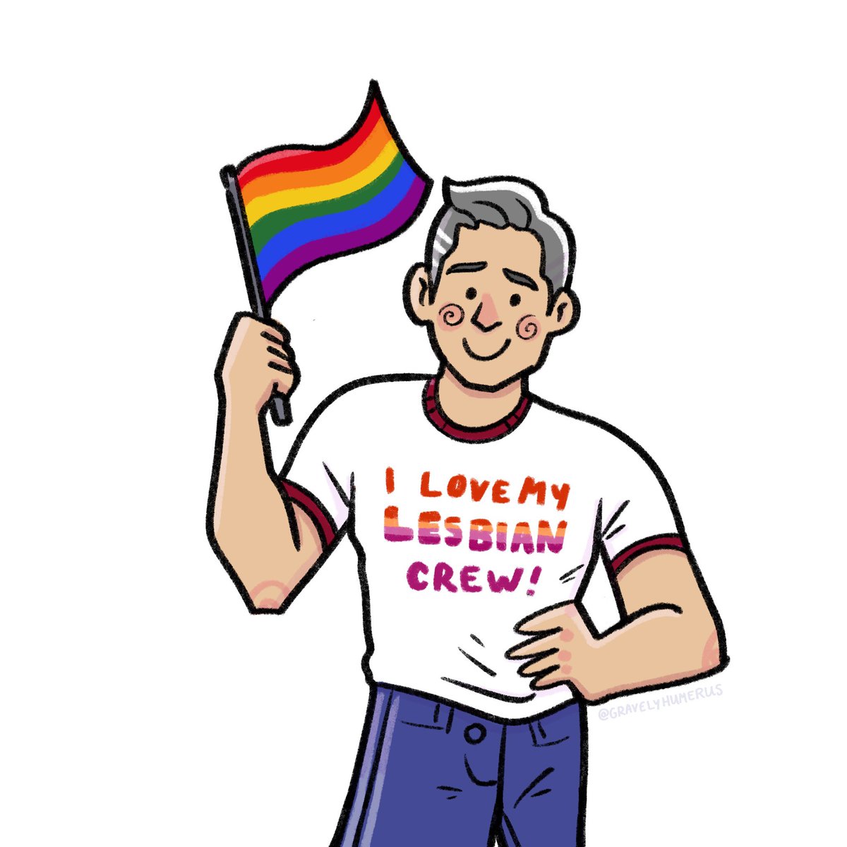 sketch request: Pike at Pride 🌈 #StarTrek #StarTrekSNW #StarTrekStrangeNewWorlds