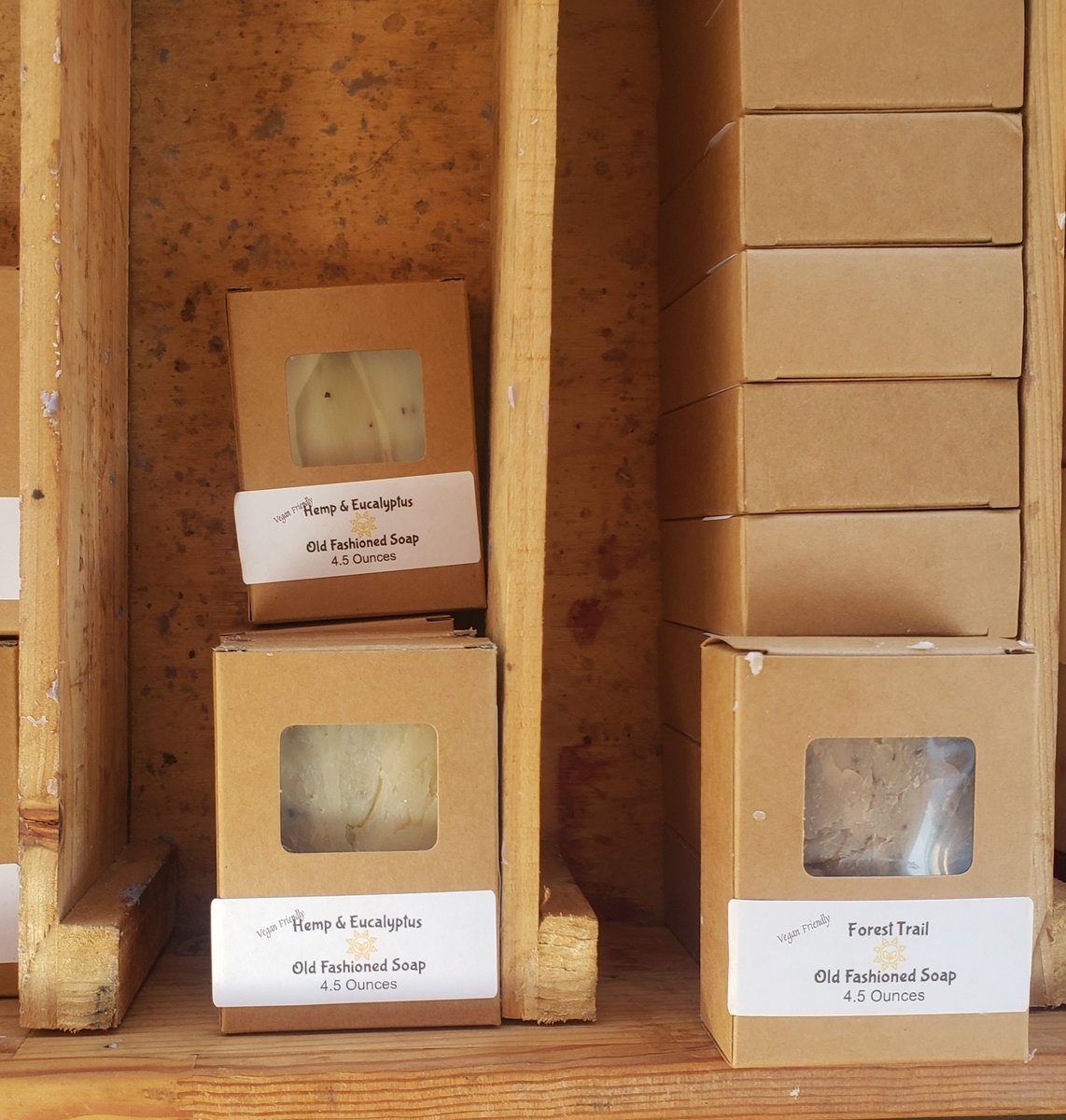 Finally got our goats milk soap cured and ready.

Will be putting it on the website today.

Also a couple of vegan friendly options.

We will also have half bars at a lower price as well.