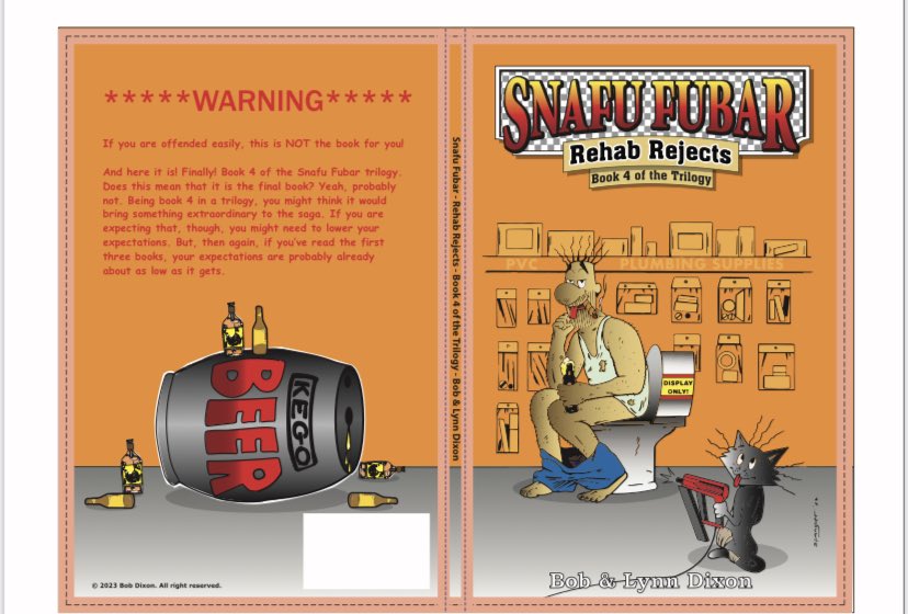 authorbobdixon's tweet photo. My new book Snafu Fubar: Rehab Rejects-Book 4 of the trilogy will be released in the beginning of July :) https://t.co/qWeRUKWzeY