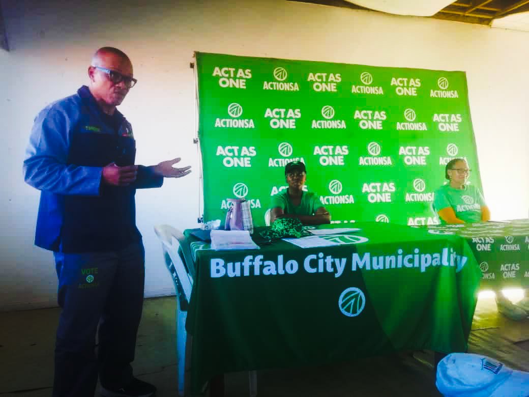 Ward 44 was launched today! The green machine is spreading across BCM. #ActionSA2024Project #LetsFixSouthAfrica <a href="/AtholT/">Athol Trollip</a> <a href="/HermanMashaba/">Herman Mashaba</a>