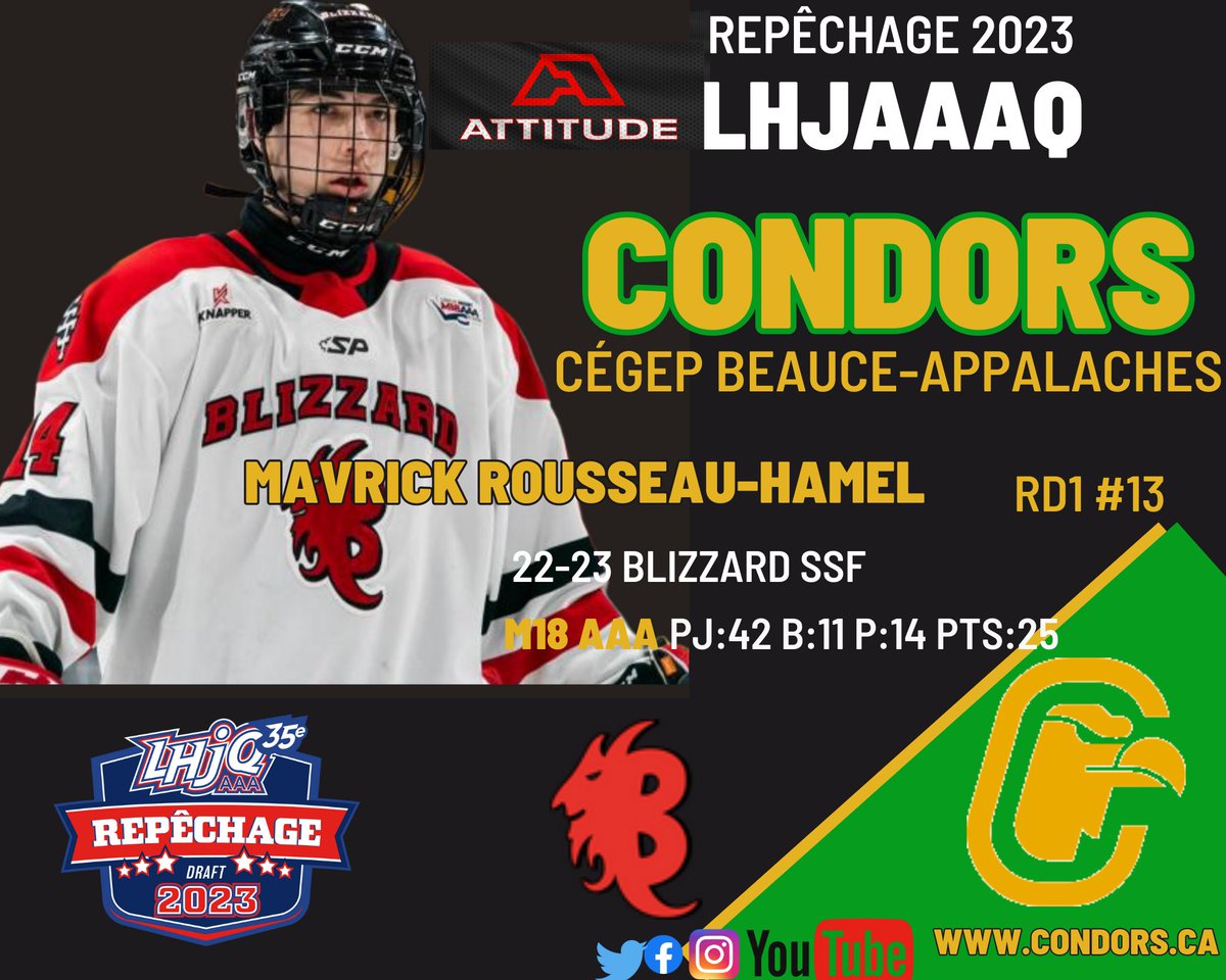 Condors hockey du Cégep Beauce-Appalaches tweet media