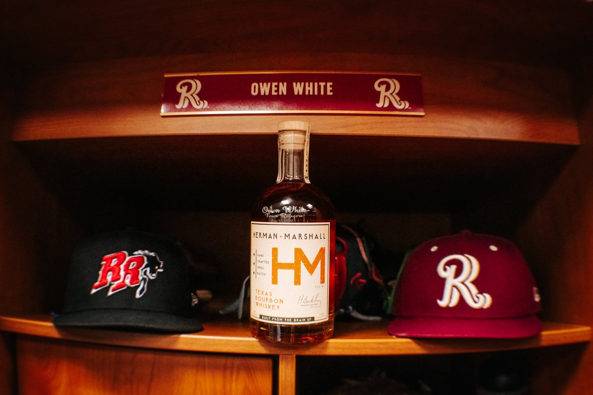 RidersBaseball's tweet photo. Make your big league debut and receive a custom-engraved bottle of Herman Marshall whiskey. 

@HMWhiskey3 | @owen_white4 https://t.co/Tje4awwFDP