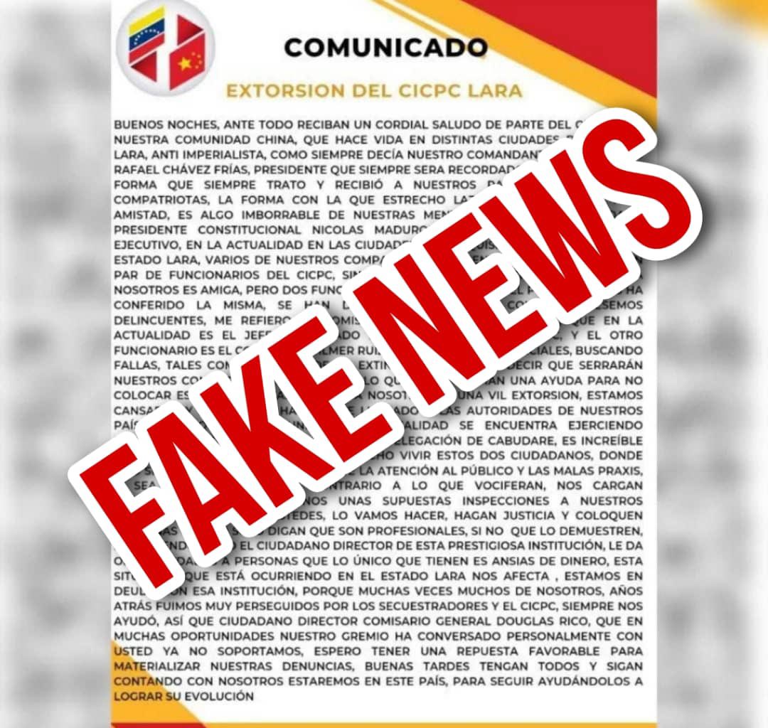 Generar noticias falsas puede ser un delito penado por la ley

Detrás de las noticias falsas se articulan estrategias para manipular la opinión pública y erosionar la estabilidad de sus instituciones.

Seamos portavoz de información veraz y oportuna.