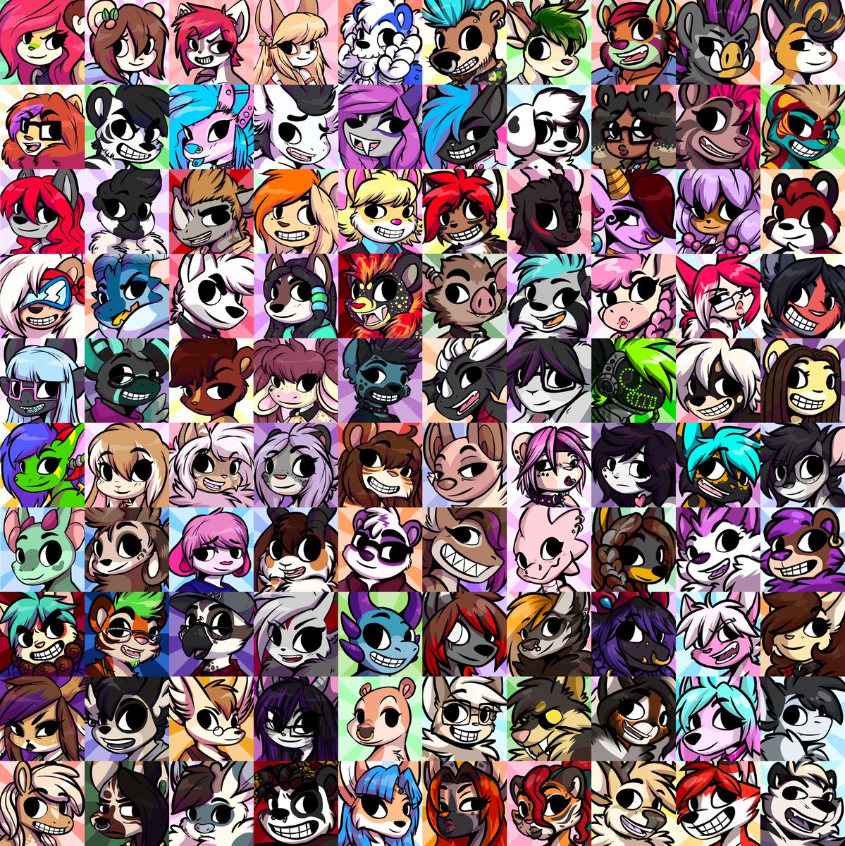 Moving home 1️⃣0️⃣0️⃣ Scott Pilgrim icons challenge. 

Only 💷3️⃣0️⃣ 

Plz share ko-fi.com/apesart/commis…