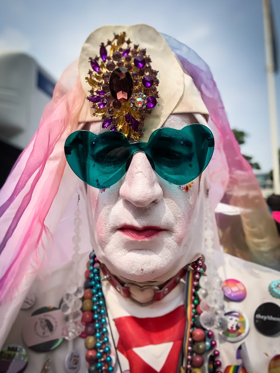 Rather hot and sunny at #PrideCymru !