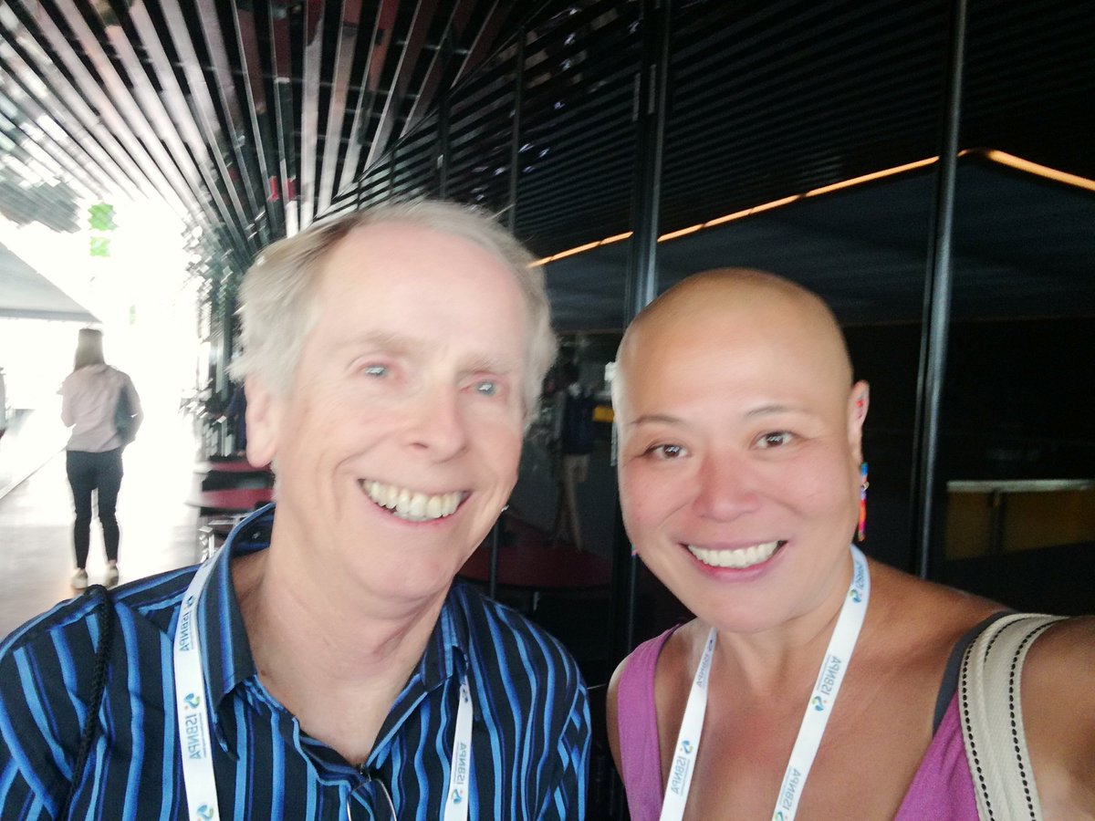 Like a little super fan, I boldly asked for a selfie with THE legendary Jim Sallis, and he said yes!!! #ISBNPA2023 @DEPASS_EU
