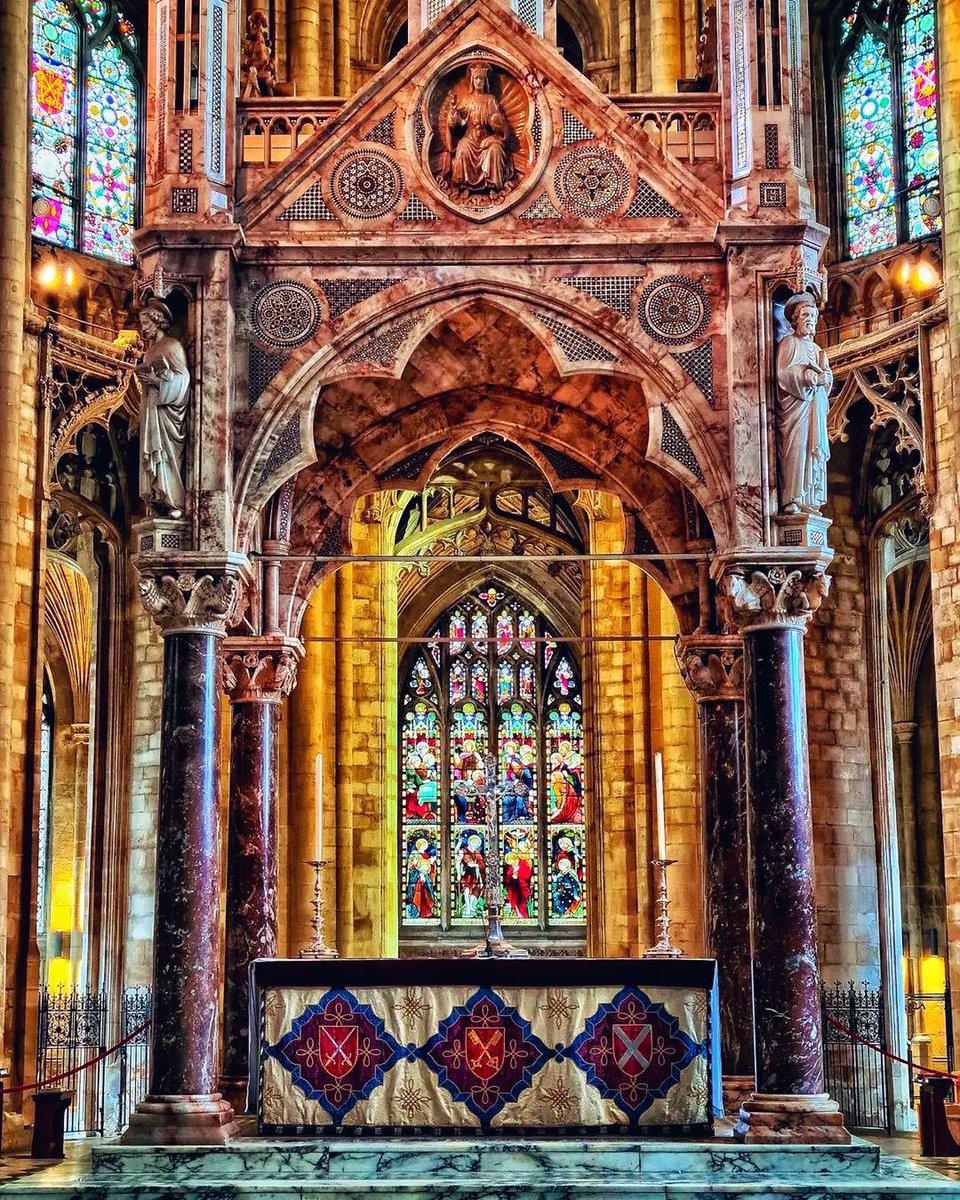 Sacred beauty reveals the truth and goodness of human existence.

(Peterborough Cathedral, England)