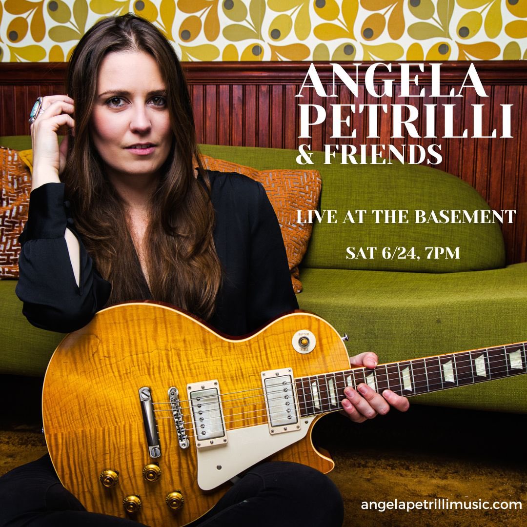 NASHVILLE — See you next Saturday 6/24 at The Basement! Tickets: ticketweb.com/event/angela-p… 🎸🎸 #guitarist #lespaul #nashville #livemusic #blues #rock #americana