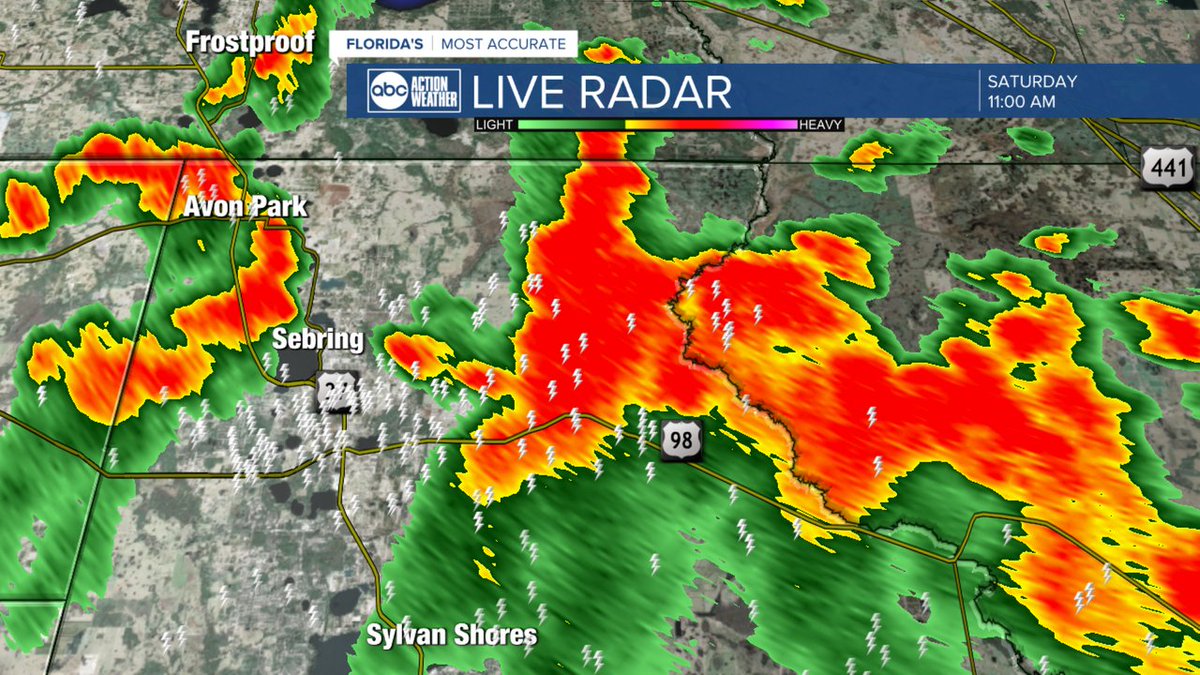 A Severe Thunderstorm Warning has been issued for parts of Tampa Bay until Jun 17 11:45AM. Download the ABC Action News App for the latest weather information.