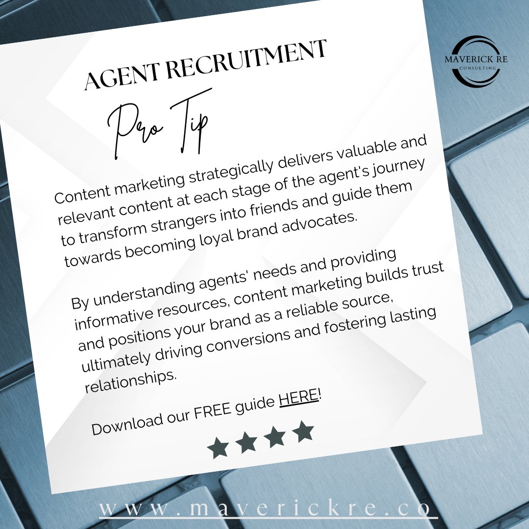 📢 Unlock the Power of Content Marketing for Agent 

👉 Download our #FREE #guide : maverickre.co/form-content-m…

#RealEstateAgent #SuccessGuide #TransformAndThrive #realestate #realestatebusiness #realestatebrokerage #contentmarketing