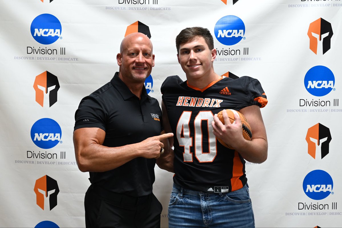 After a great visit, I am extremely blessed to have received an offer from Hendrix College!
<a href="/Warner_Football/">Warner Eagle Football</a> <a href="/HendrixFootball/">#WeAreWarriors</a> <a href="/Coach_Bradley_/">Carter Bradley</a> <a href="/RussHeidiSLC/">Russ and Heidi Phillips🏈</a> <a href="/CoachParks79/">Charlie Parks</a> <a href="/CayaFitness/">CAYA_FITNESS</a>