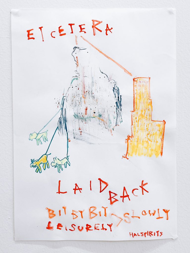 本日もありがとうございました☺️
明日もテリトリーギャラリー にて展示最終日になります。

18日(日) お昼過ぎから在廊予定です。

territorygallery.com/exhibition/575/

よろしくおねがいします🤝 
#drawing