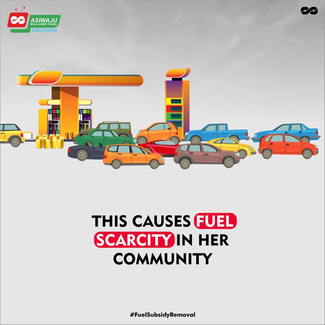 Yemi__Ajayi's tweet photo. Today it’s about Mama Tee’s corrupt practices, how she smuggles subsidized fuel meant for her community to neighboring countries just for gains. We have someone like mama tee all over the country which is why it was necessary to #KickSubsidyOut and #SaveTheEconomy https://t.co/gUSbvoYhDc