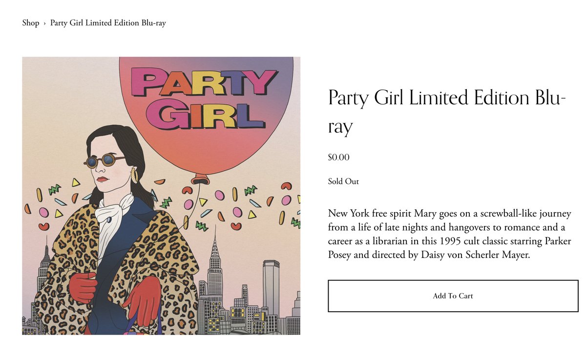 Sell out. 🎉 #PartyGirl #ParkerPosey #DaisyvonScherlerMayer #FunCityEditions