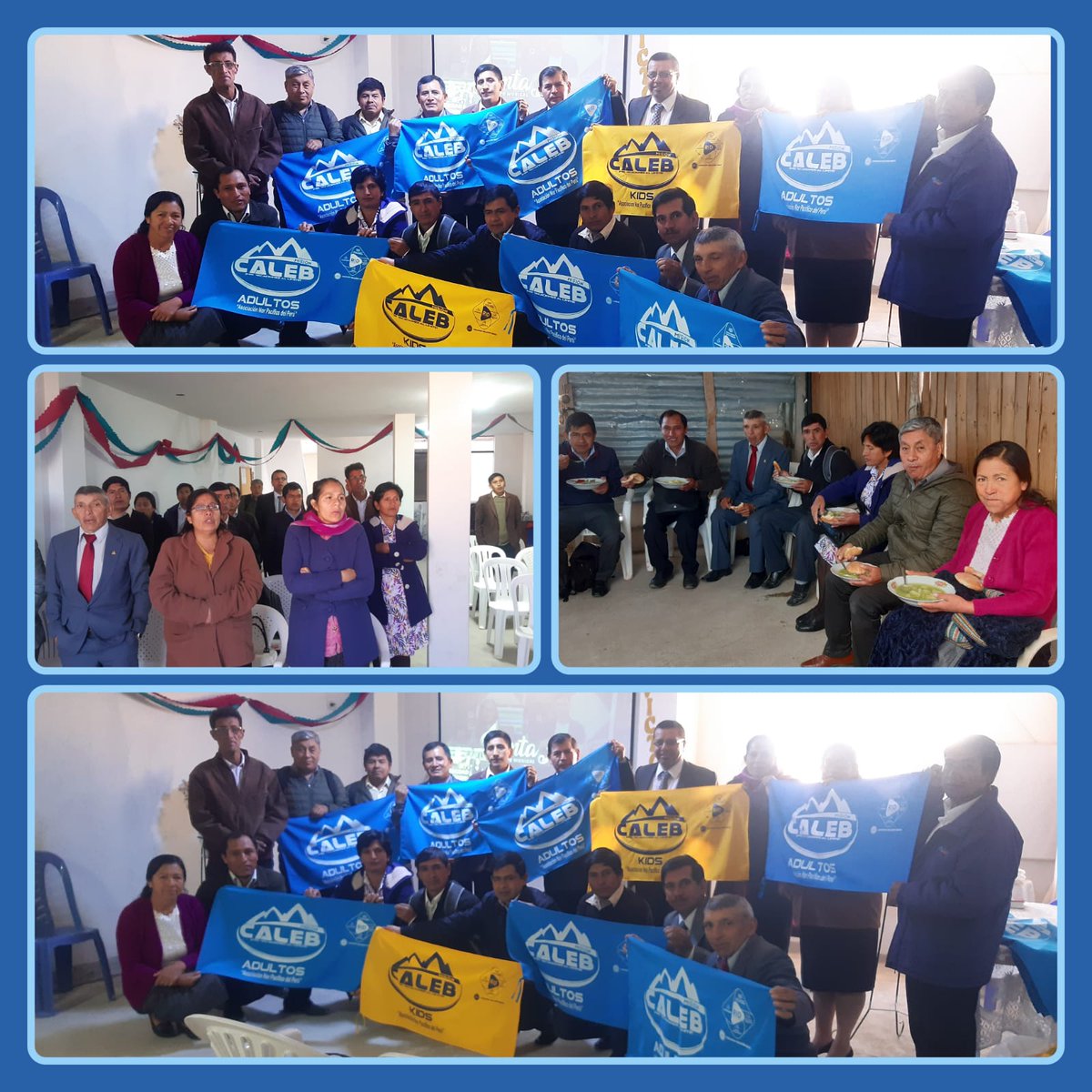 En diferentes ciudades de <a href="/AdventistasANoP/">Asociación Nor Pacífico del Perú</a>, los poderosos jóvenes inauguran centros #Caleb 🖐 para llevar el mensaje a muchas almas 🙏💙. #CalebAlpha #RID