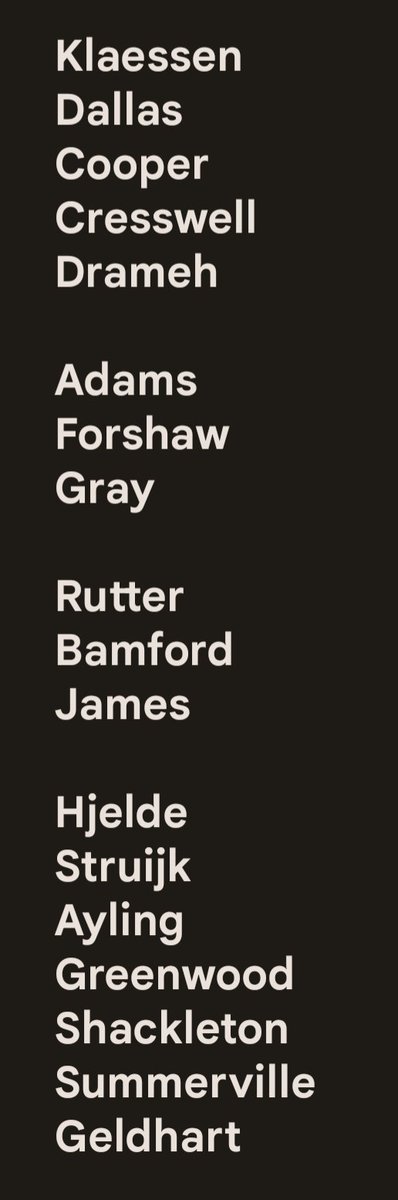 Thistlebob's tweet photo. Team to improve on Vs departures #LUFC https://t.co/q1BYl97lbB