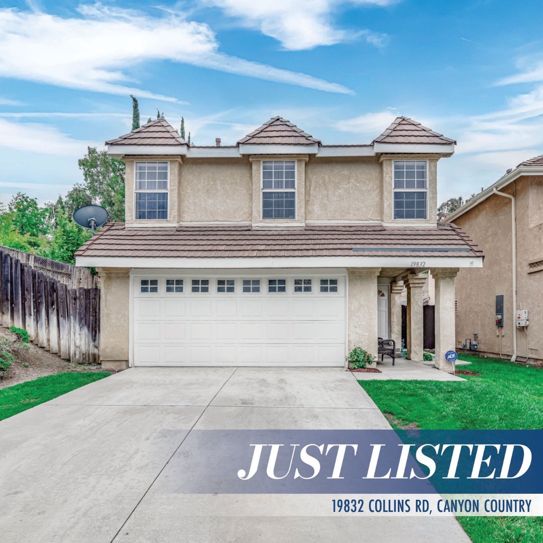 #JustListed 19832 Collins Rd, #CanyonCountry | 4 🛌 | 3 🛁 | 1,700 sf | American Beauty Classic Community | Offered at $699,000
*
*
*
*
#TeamVitacco #Realtor #RealEstate #LosAngeles  #SCV #SantaClarita #CanyonCountryRealEstate #LARealEstate #EquityUnion #EquityUnionRealEstate