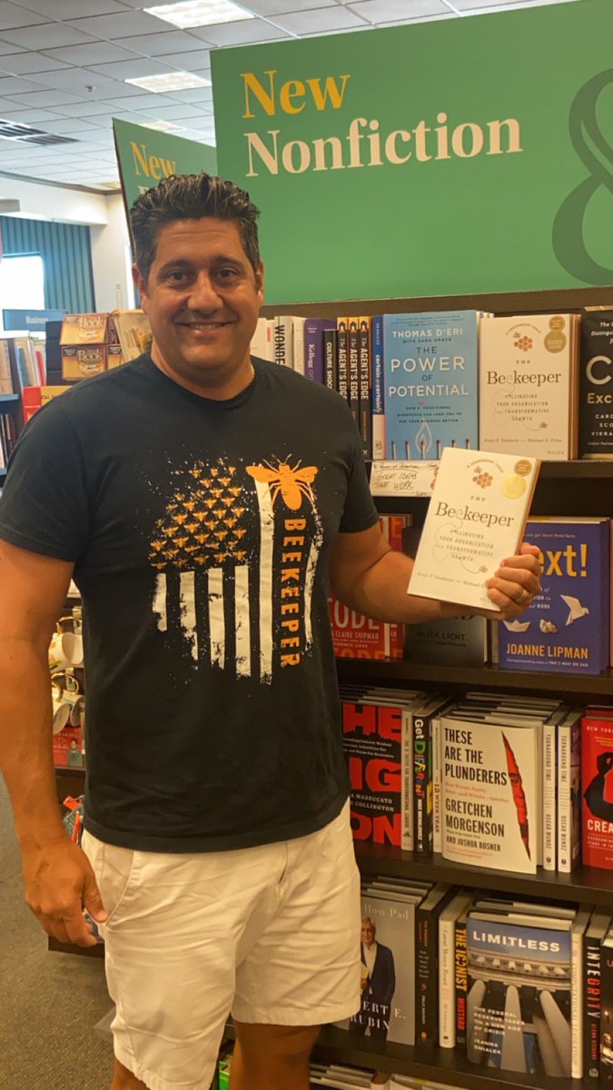 Author Michael G. Frino came in to sign a few copies of his book!! Come on in and get your own copy!!