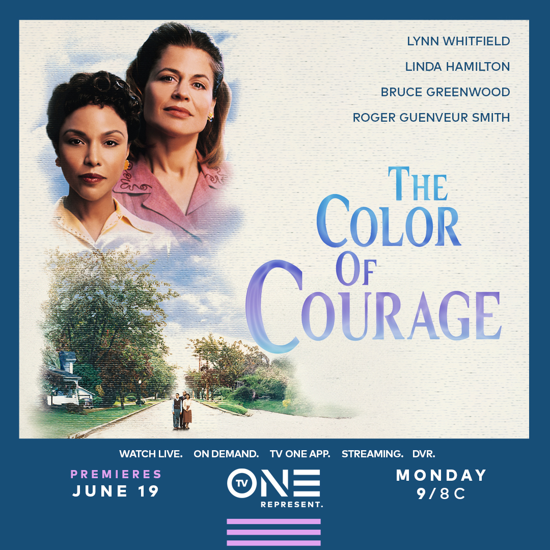 tvonetv's tweet photo. Is friendship enough to break hate? Explore the shocking story behind the Sipes vs. McGhee Supreme Court Case in #TheColorOfCourage, starring Lynn Whitfield and #LindaHamilton, on Monday at 9p/8c. #Juneteenth ✊🏾 https://t.co/tqddLcoXLp