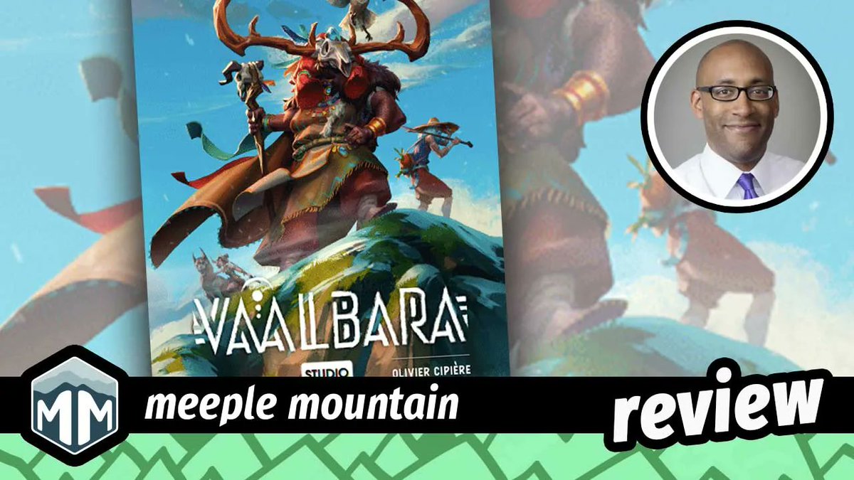 meeplemountain's tweet photo. Justin will play anything from @Studio_H_Games. Find out what he thinks about their latest game, Vaalbara, in his review!
https://t.co/xyCYDa3ulO
#BoardGames #CardGames #TableauBuilder https://t.co/y7aw2OnrKH