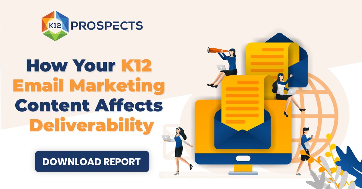 K12Prospects's tweet photo. These 5 email deliverability best practices keep your K12 marketing emails from landing in the junk mail graveyard. https://t.co/7CoLnBVXF0 #ipadchat #ukedchat #pblchat #21stedchat https://t.co/0Xjd5SUt20
