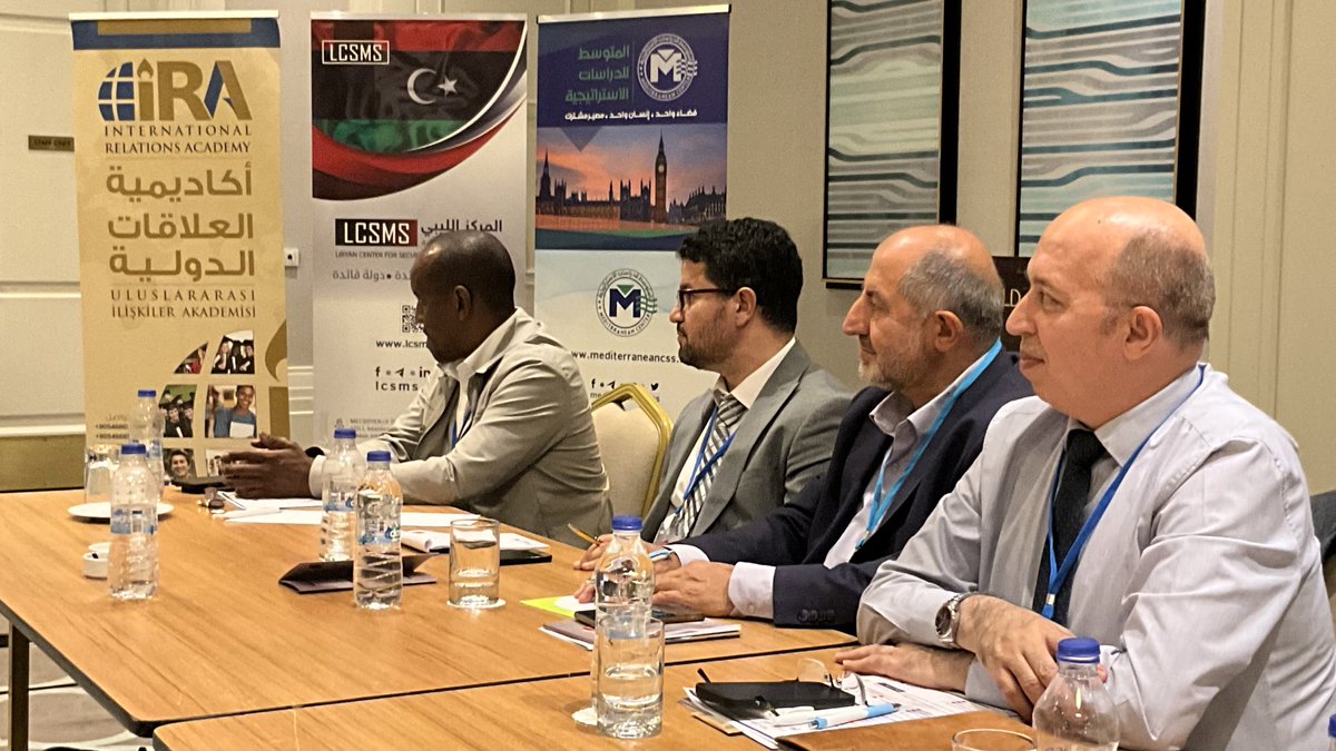LCMS_London's tweet photo. يشارك #مركز_لندن_للاستراتيجيات_الإعلامية في أعمال الندوة الدولية «تطورات المشهد الليبي: المسارات والمآلات»، تنظمها @iraacademyedu و@lcsms_info ومركز المتوسط للدراسات الاستراتيجية بمشاركة باحثين وخبراء وقيادات ليبية، ويتولى LCMS إدارة جلسة محور السياسة الدولية حول الأزمة الليبية. https://t.co/o241pvF6mj